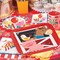 8 Count Farm Party Square Paper Dessert Plates Rooster, Horse & Pig Design 7-Inch
